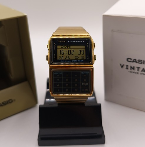 Casio vintage data bank - data, gold